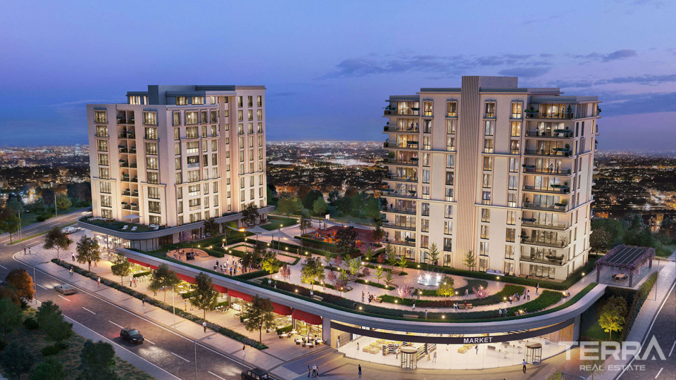 Flats for Sale in Istanbul, Başakşehir - Başak Port