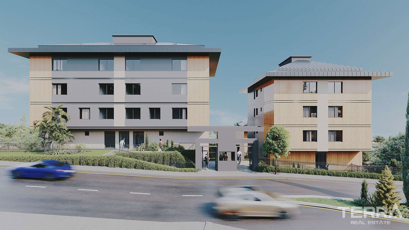 Flats with Sea Views in a Complex Offering Rich Amenties in İstanbul - 91254