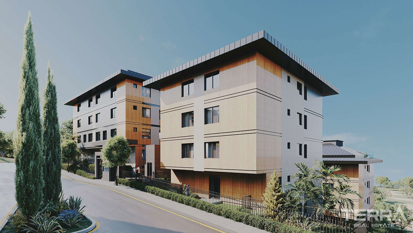 Flats with Sea Views in a Complex Offering Rich Amenties in İstanbul - 91261