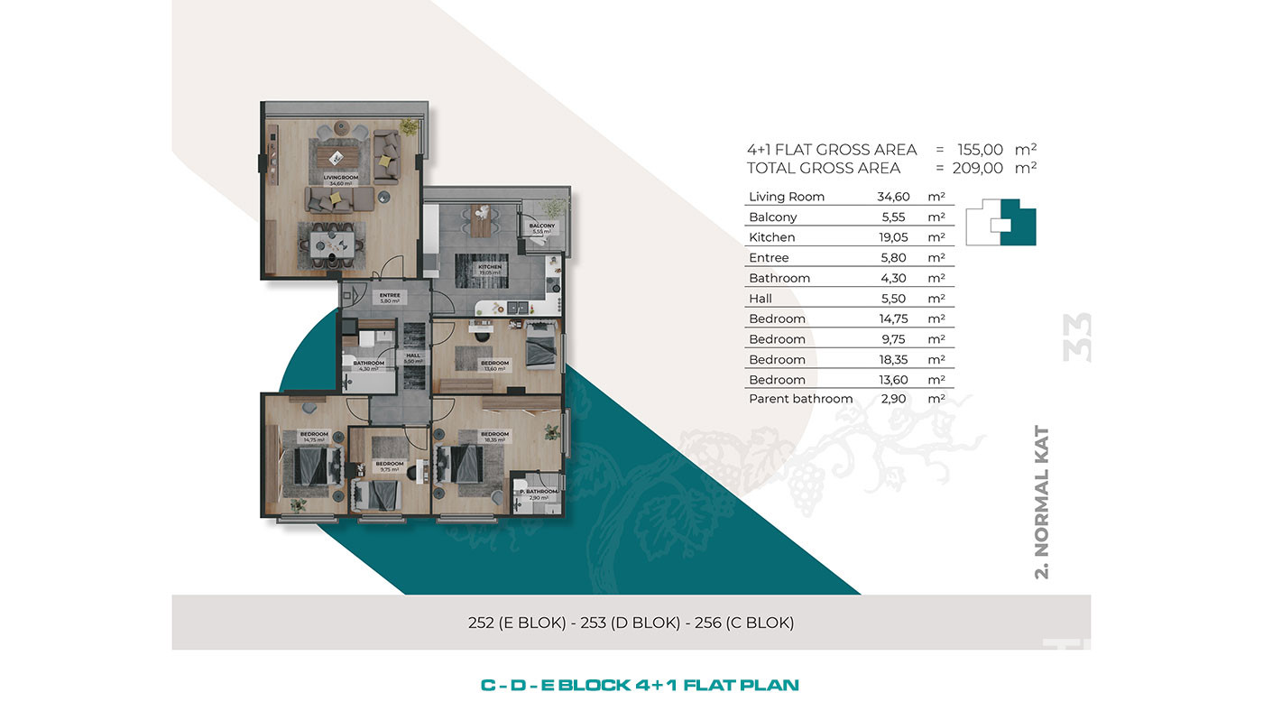 Flats with Sea Views in a Complex Offering Rich Amenties in İstanbul - 91276