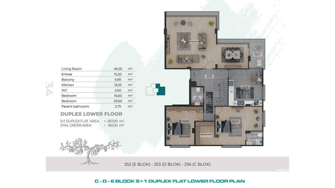 Flats with Sea Views in a Complex Offering Rich Amenties in İstanbul - 91275