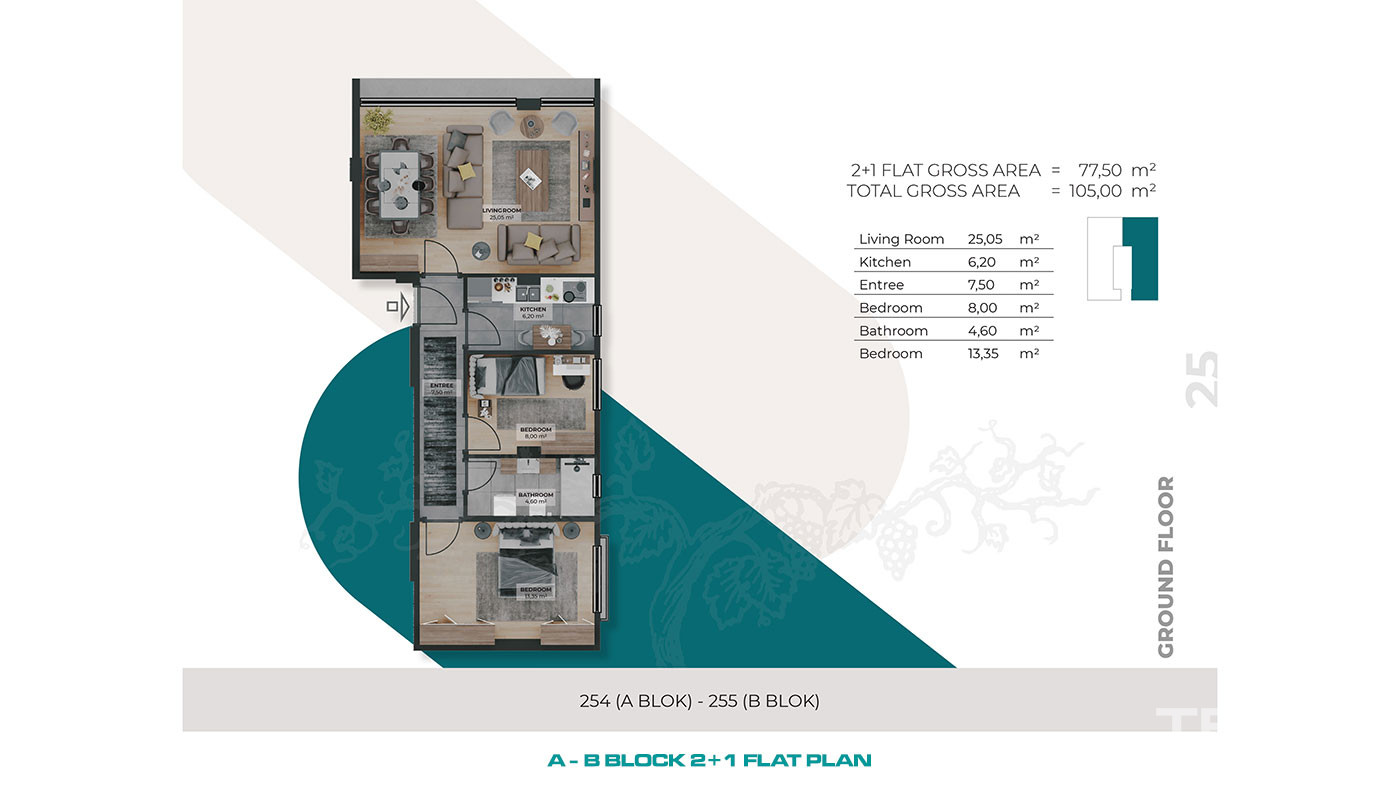 Flats with Sea Views in a Complex Offering Rich Amenties in İstanbul - 91282