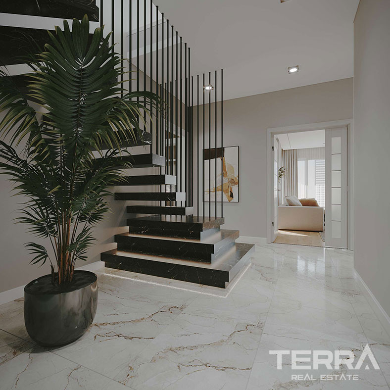 Flats with Sea Views in a Complex Offering Rich Amenties in İstanbul - 91284