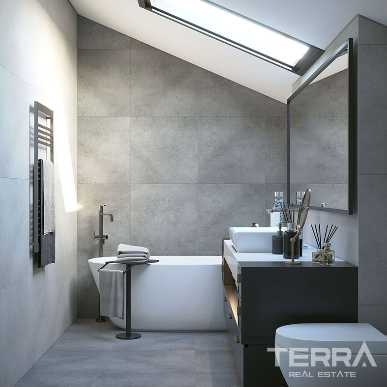 Flats with Sea Views in a Complex Offering Rich Amenties in İstanbul - 91287