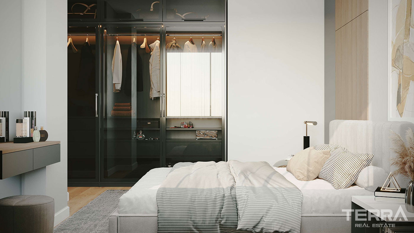 Flats with Sea Views in a Complex Offering Rich Amenties in İstanbul - 91288