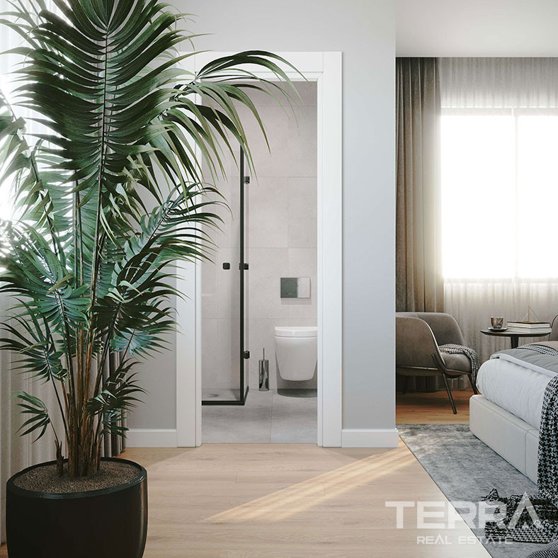 Flats with Sea Views in a Complex Offering Rich Amenties in İstanbul - 91292