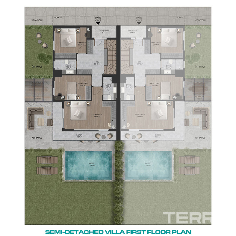 Роскошь с виллами в Flamingo Zekeriyaköy, Сарыер, Стамбул - 91392