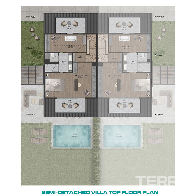 Роскошь с виллами в Flamingo Zekeriyaköy, Сарыер, Стамбул - 91395