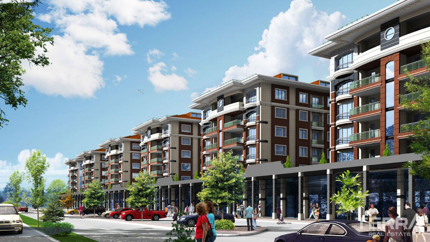 Family-Type Flats with Sea and Lake Views in Büyükçekmece - 91434