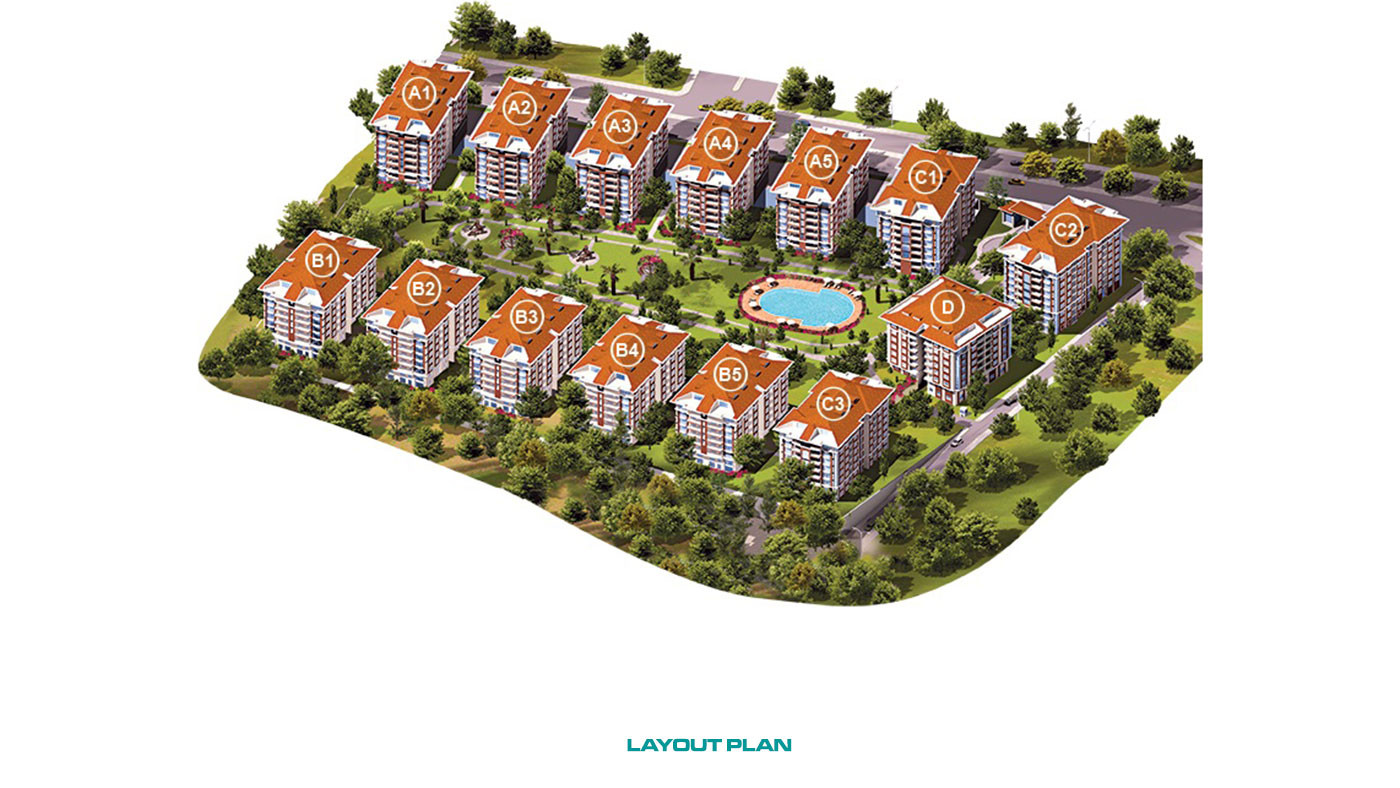 Family-Type Flats with Sea and Lake Views in Büyükçekmece - 91449