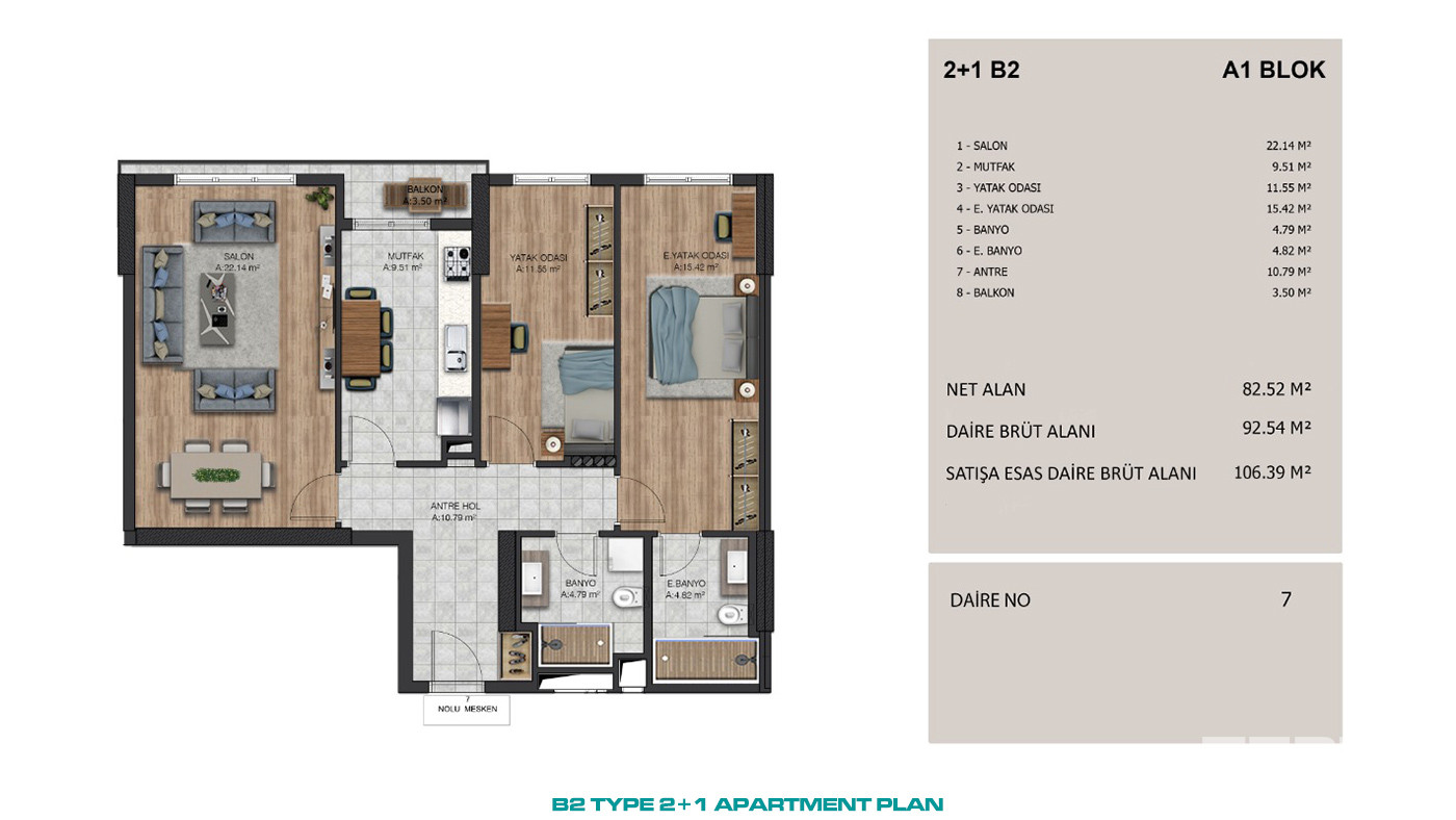 Modern Apartments in an Excellent Location of Beylikdüzü, İstanbul - 91531