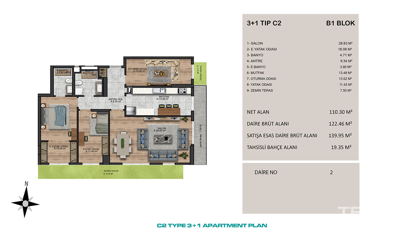 Modern Apartments in an Excellent Location of Beylikdüzü, İstanbul - 91536