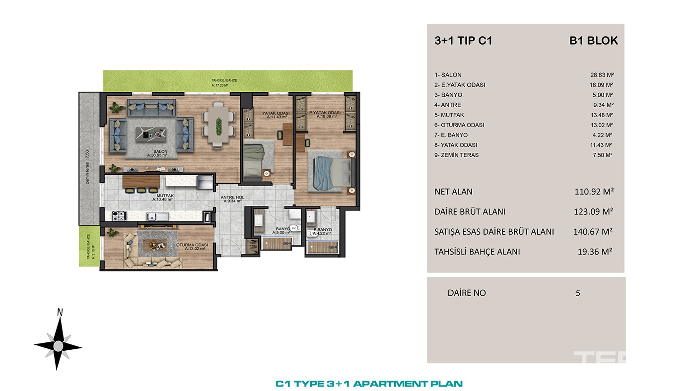 Modern Apartments in an Excellent Location of Beylikdüzü, İstanbul - 91540