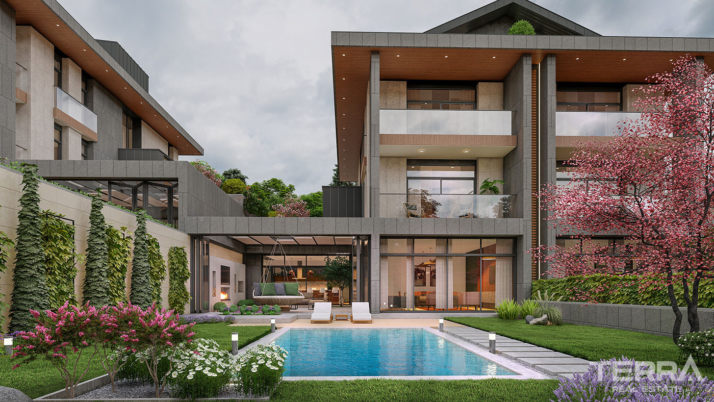 Tranquilly Located İstanbul Villas with Exclusive Interior Features - 91481