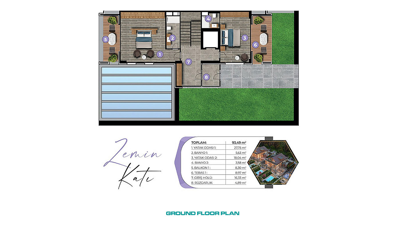 Tranquilly Located İstanbul Villas with Exclusive Interior Features - 91501