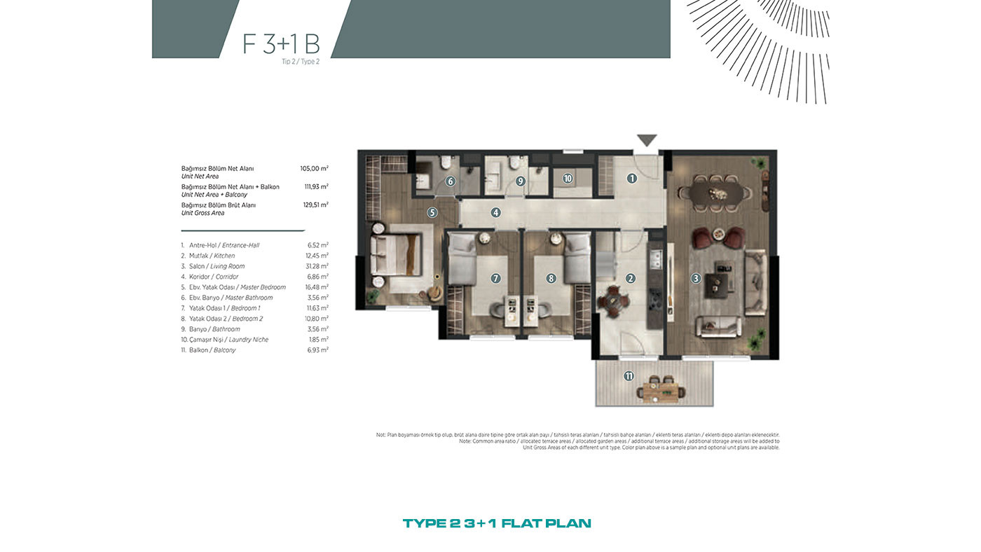 Pendik'in Dumlupınar'da Metroya Yakın Sitede Deniz Manzaralı Daireler - 91708
