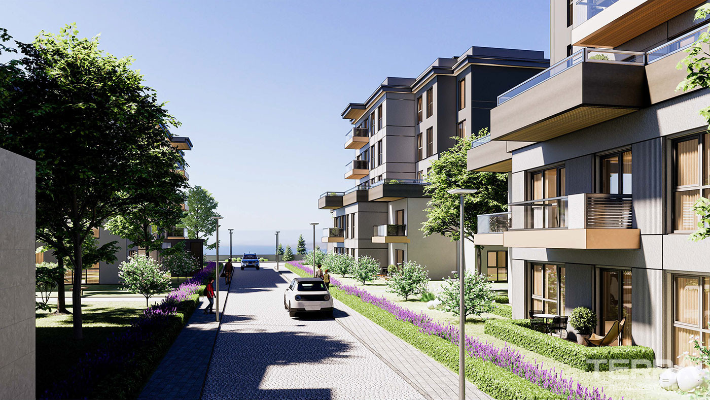 Pendik'in Dumlupınar'da Metroya Yakın Sitede Deniz Manzaralı Daireler - 91721