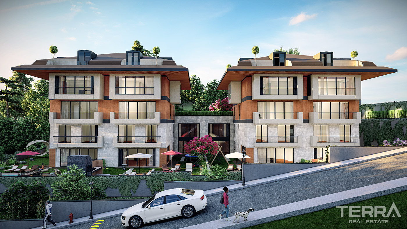 İstanbul Apartments for Sale in Çamlıca Hill Üsküdar - A'la Saklıbahçe - 91761