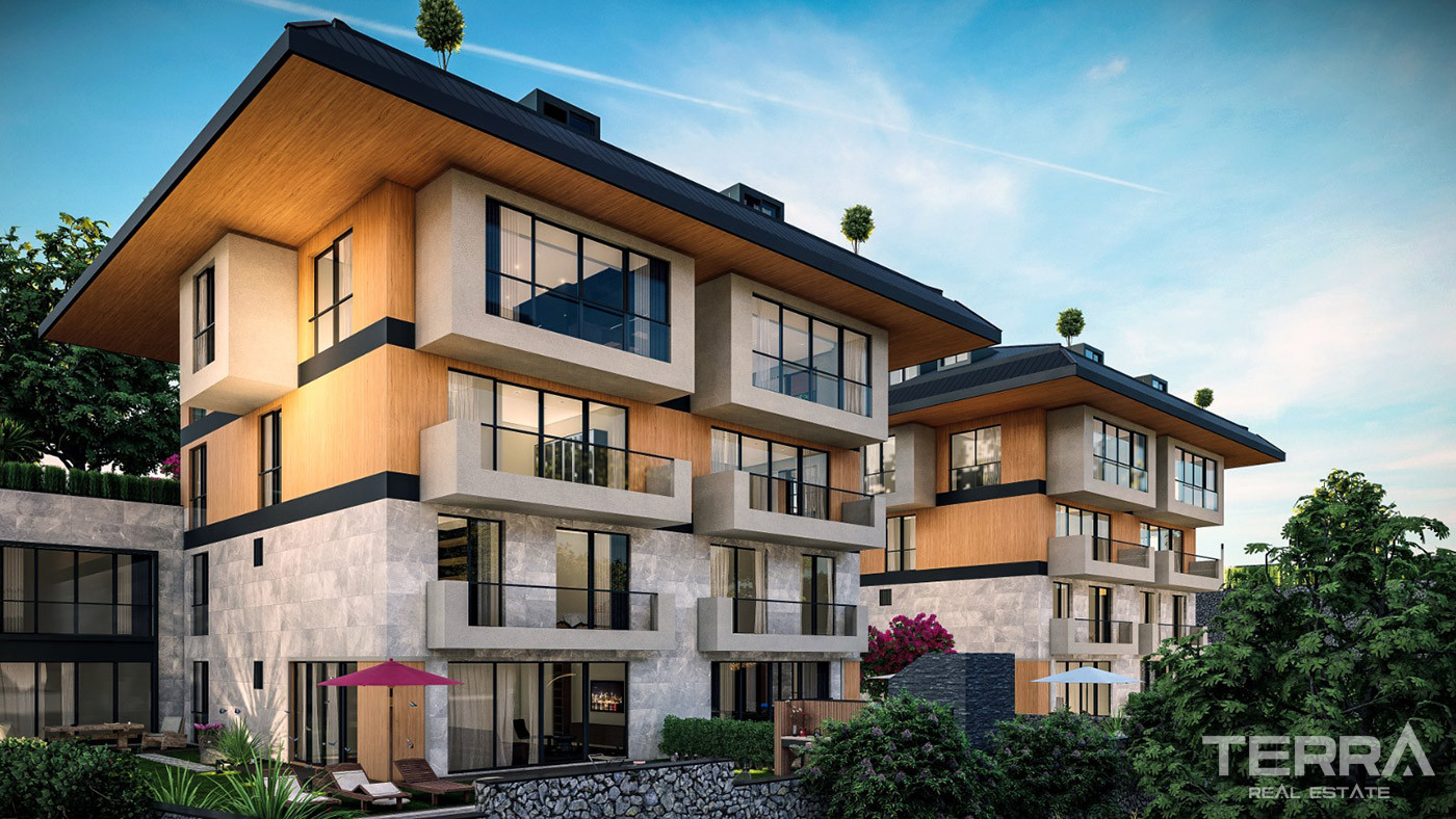 İstanbul Apartments for Sale in Çamlıca Hill Üsküdar - A'la Saklıbahçe - 91763