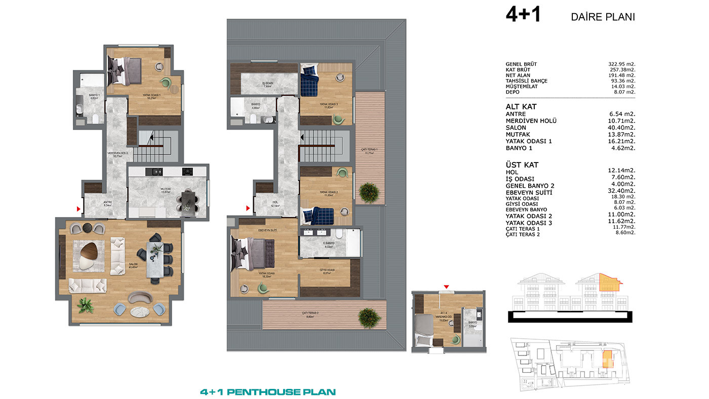 İstanbul Apartments for Sale in Çamlıca Hill Üsküdar - A'la Saklıbahçe - 91768
