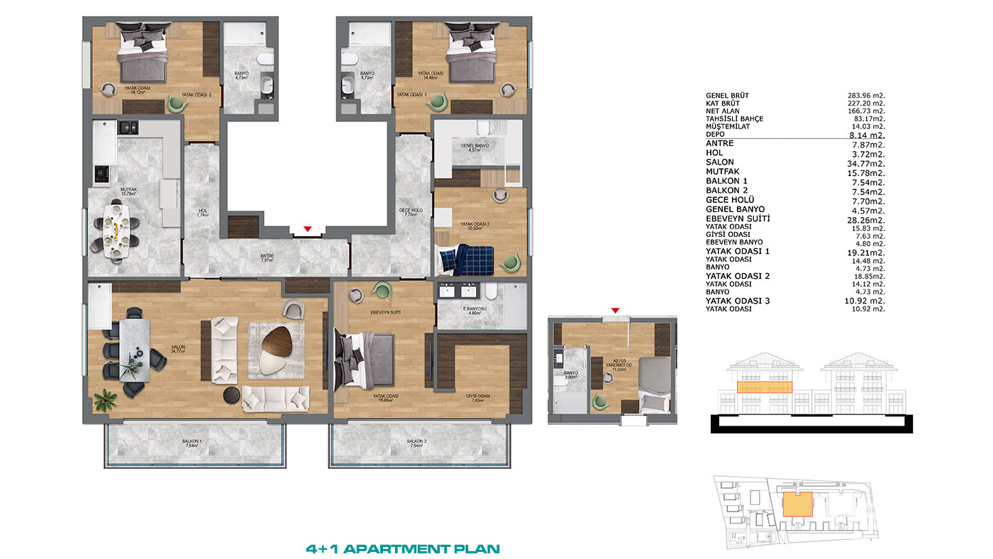 İstanbul Apartments for Sale in Çamlıca Hill Üsküdar - A'la Saklıbahçe - 91769