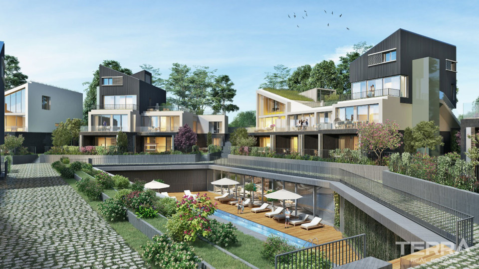 Apartments for Sale in Istanbul, Eyüp, Kemerburgaz - Naturia Kemer