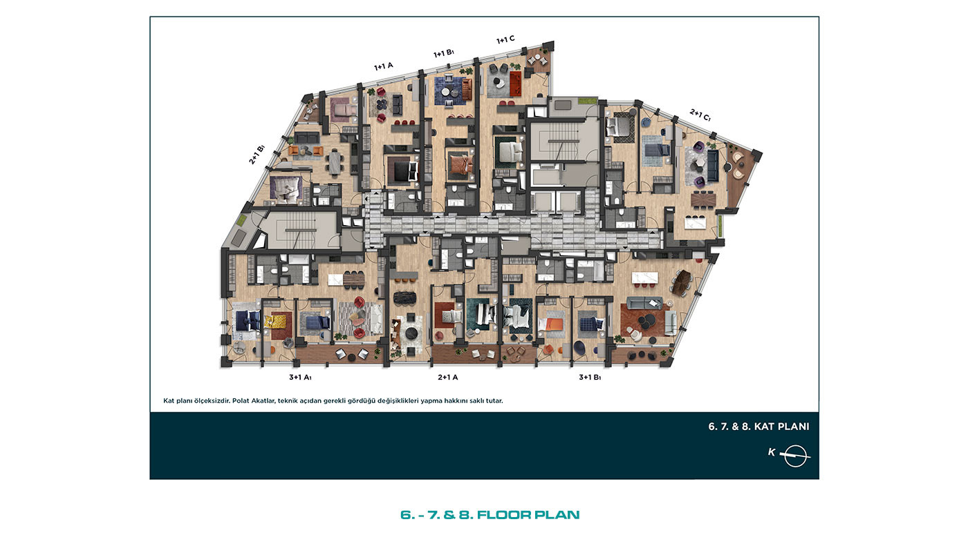İstanbul Flats in a Desirable Location of Beşiktaş, Levent - 91837