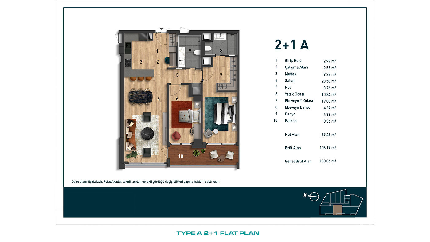 İstanbul Flats in a Desirable Location of Beşiktaş, Levent - 91842