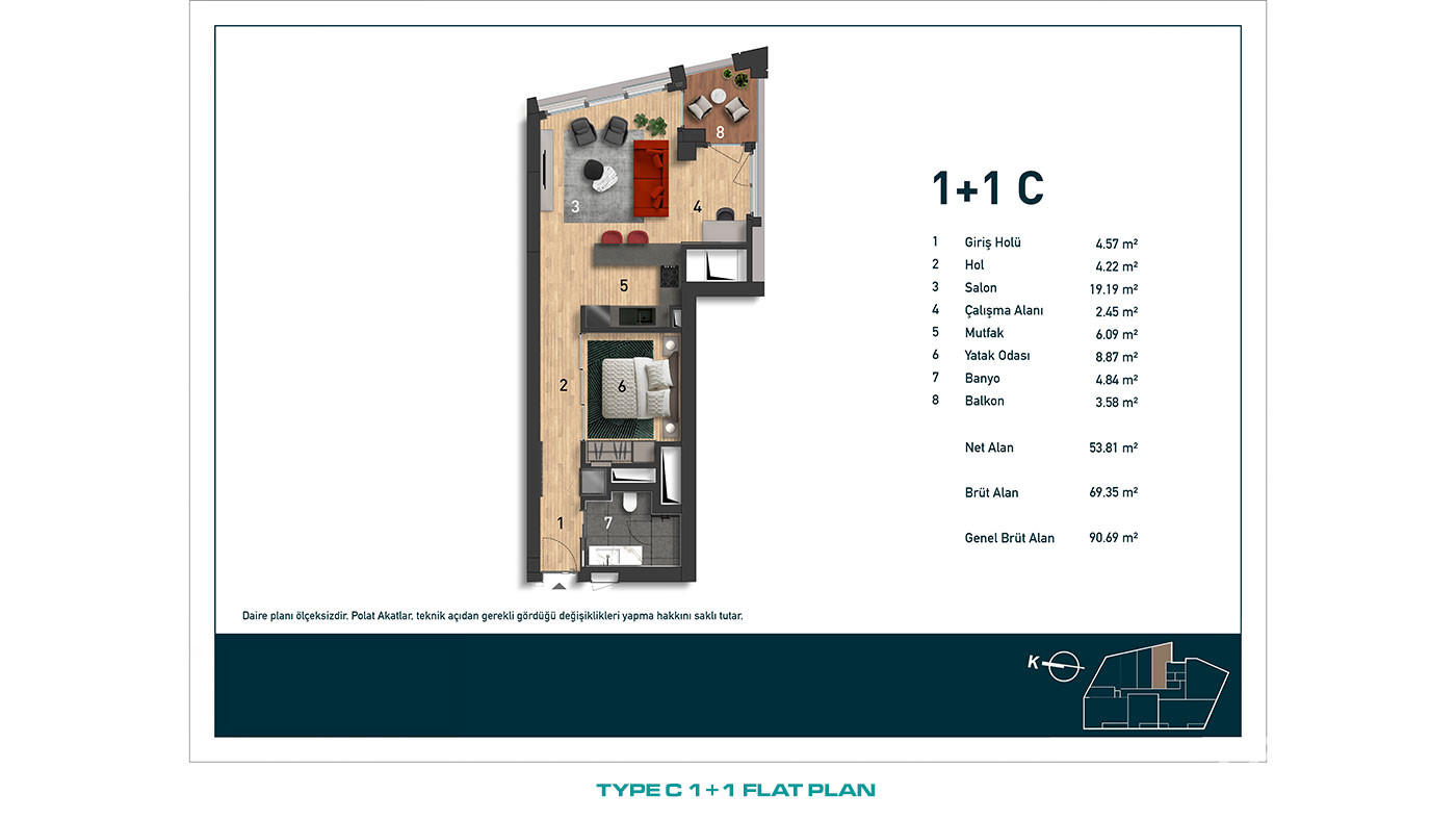 İstanbul Flats in a Desirable Location of Beşiktaş, Levent - 91847