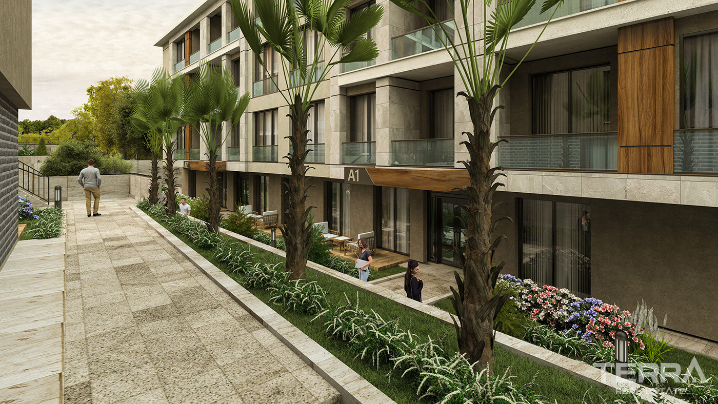 Beylikdüzü'nde Dora Park Marin Sitesi'nde Yerden Isıtmalı Daireler - 91856