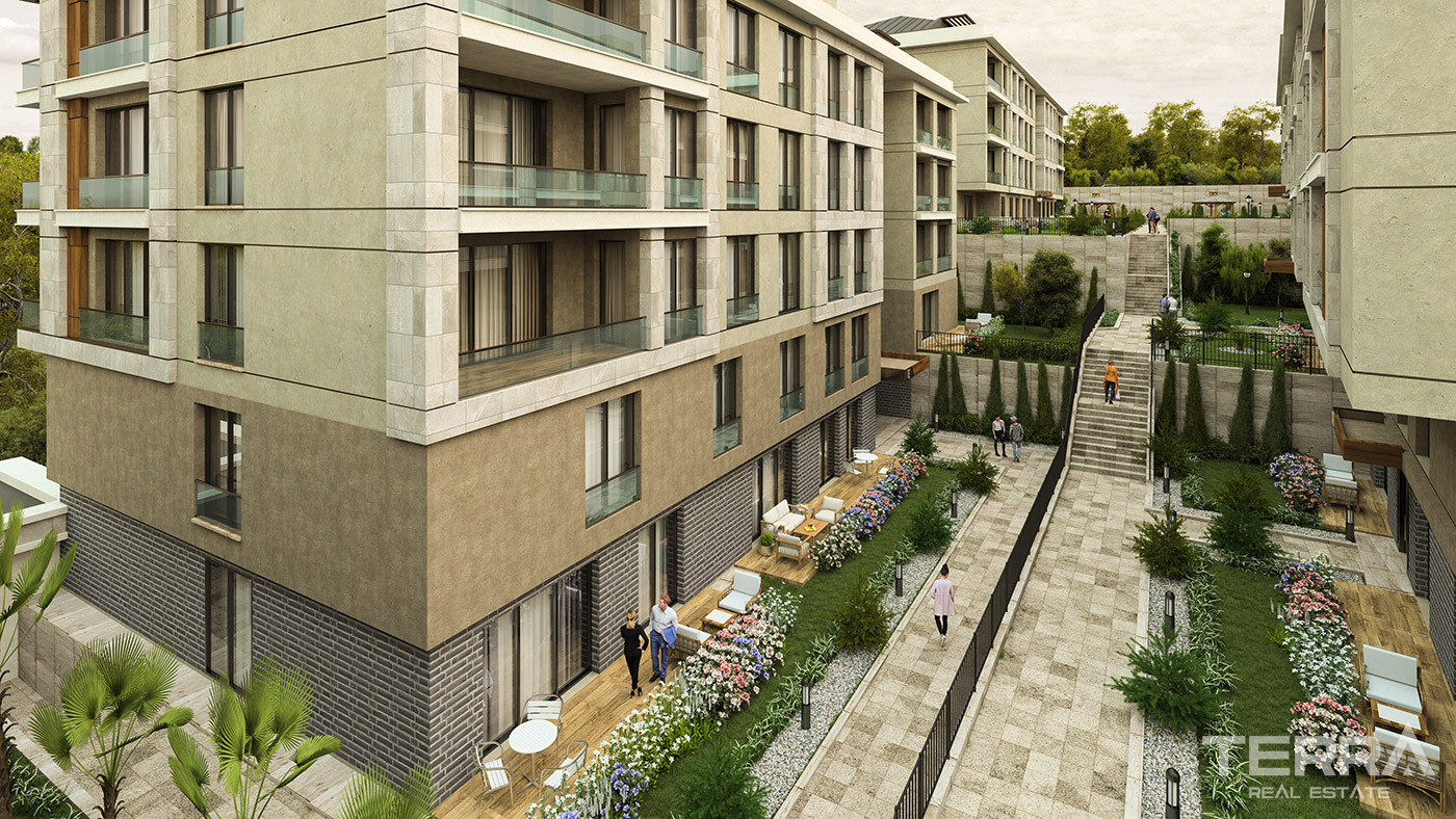 Beylikdüzü'nde Dora Park Marin Sitesi'nde Yerden Isıtmalı Daireler - 91857