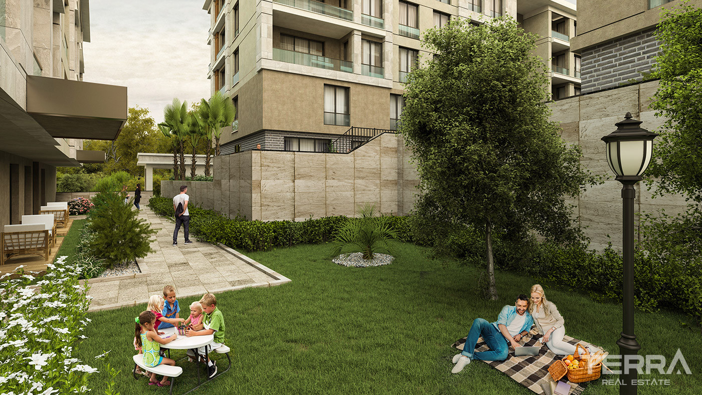 Beylikdüzü'nde Dora Park Marin Sitesi'nde Yerden Isıtmalı Daireler - 91858