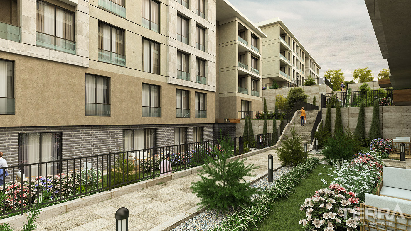 Beylikdüzü'nde Dora Park Marin Sitesi'nde Yerden Isıtmalı Daireler - 91859