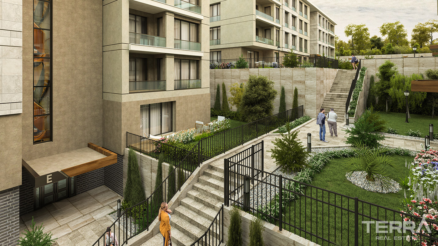 Beylikdüzü'nde Dora Park Marin Sitesi'nde Yerden Isıtmalı Daireler - 91861