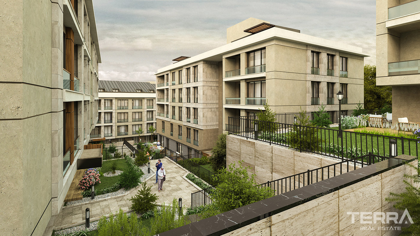 Beylikdüzü'nde Dora Park Marin Sitesi'nde Yerden Isıtmalı Daireler - 91863