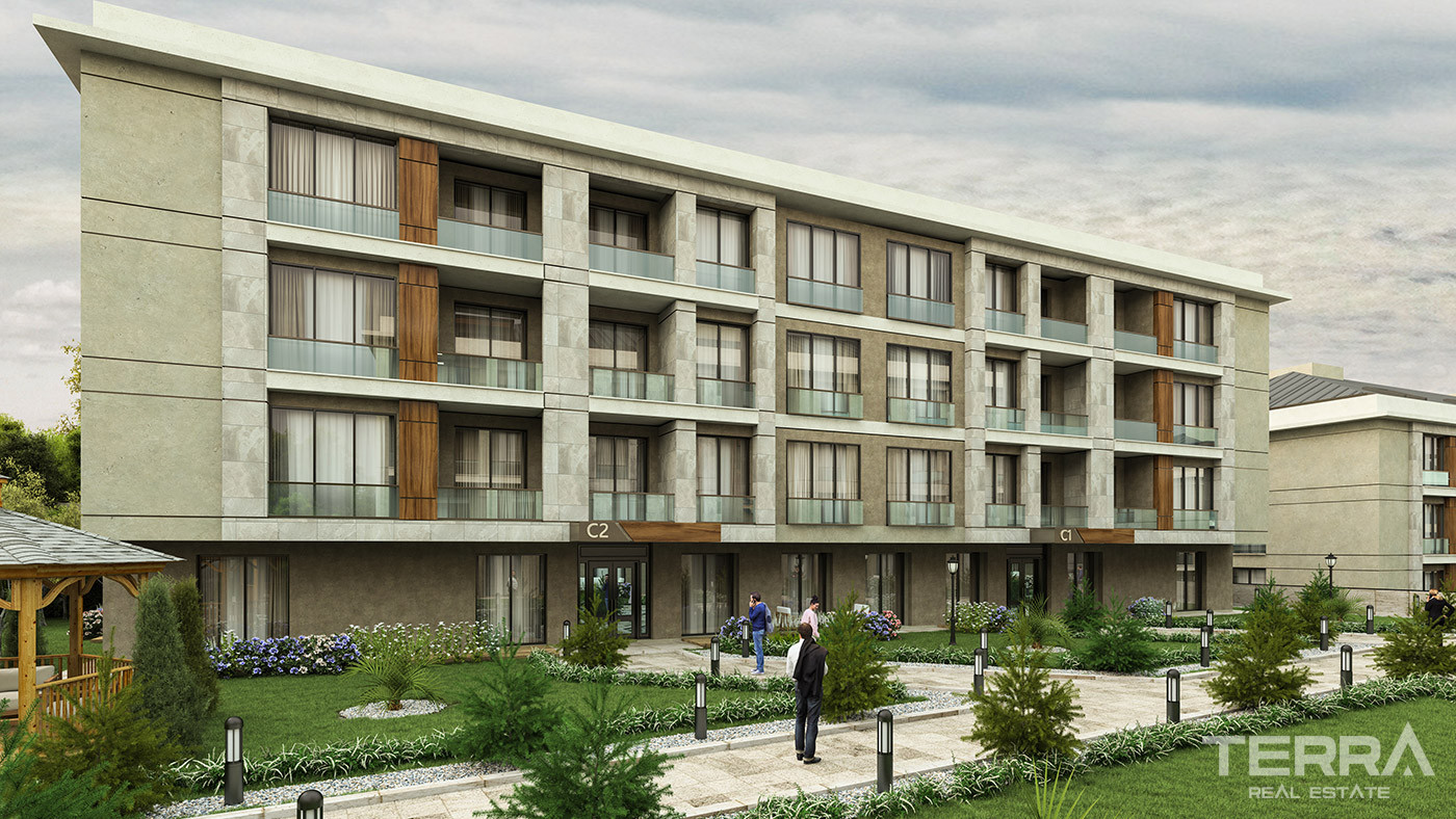 Beylikdüzü'nde Dora Park Marin Sitesi'nde Yerden Isıtmalı Daireler - 91864