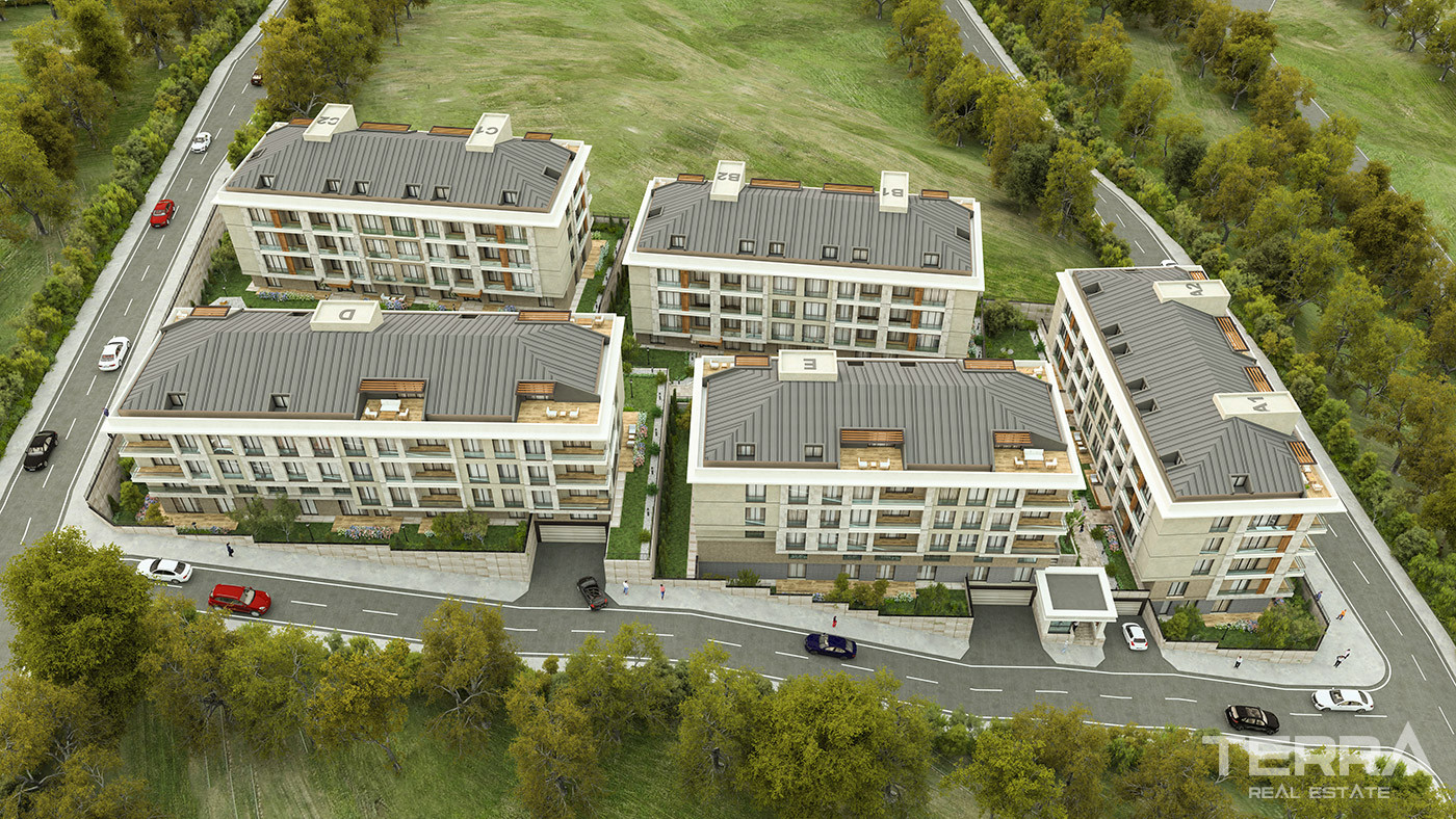 Beylikdüzü'nde Dora Park Marin Sitesi'nde Yerden Isıtmalı Daireler - 91869