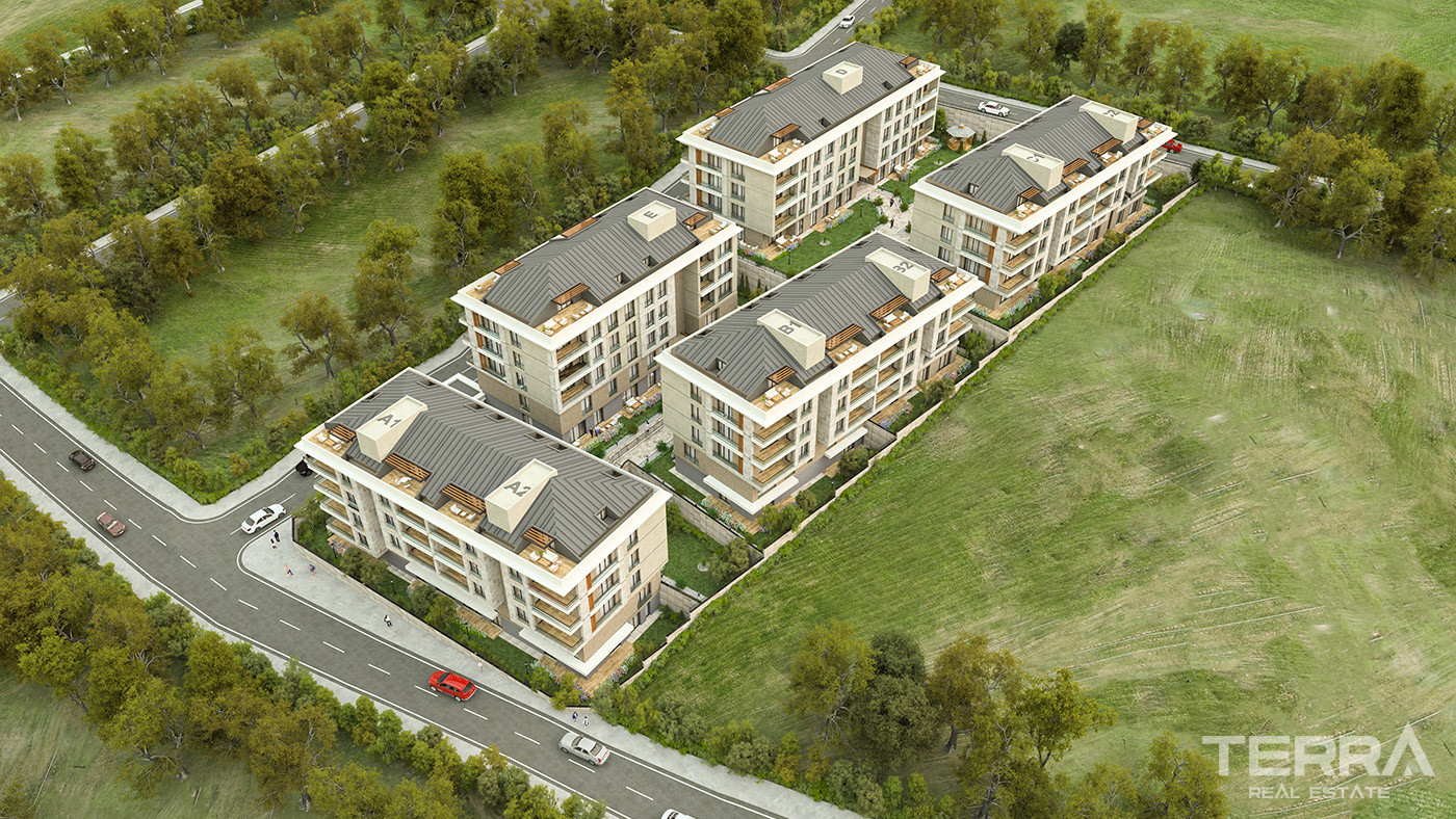 Beylikdüzü'nde Dora Park Marin Sitesi'nde Yerden Isıtmalı Daireler - 91871