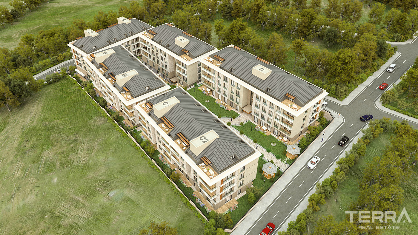 Beylikdüzü'nde Dora Park Marin Sitesi'nde Yerden Isıtmalı Daireler - 91873