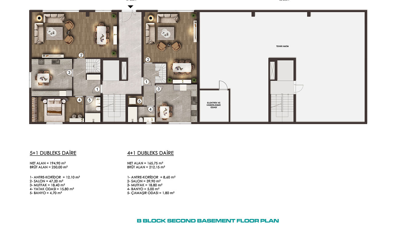 Beylikdüzü'nde Dora Park Marin Sitesi'nde Yerden Isıtmalı Daireler - 91883