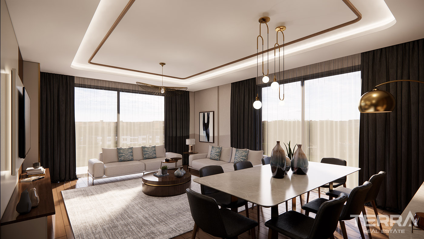 Beylikdüzü'nde Dora Park Marin Sitesi'nde Yerden Isıtmalı Daireler - 91905