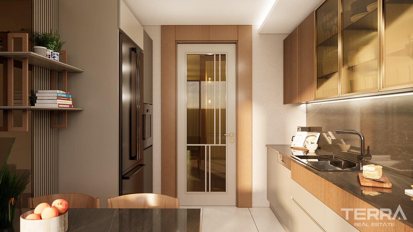 Beylikdüzü'nde Dora Park Marin Sitesi'nde Yerden Isıtmalı Daireler - 91908