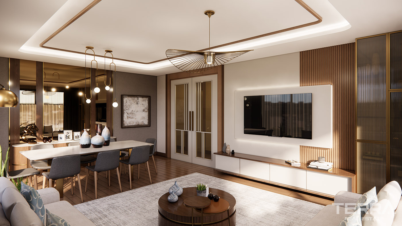 Beylikdüzü'nde Dora Park Marin Sitesi'nde Yerden Isıtmalı Daireler - 91909