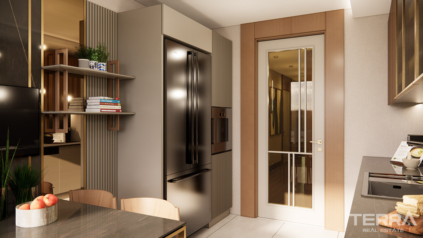 Beylikdüzü'nde Dora Park Marin Sitesi'nde Yerden Isıtmalı Daireler - 91911