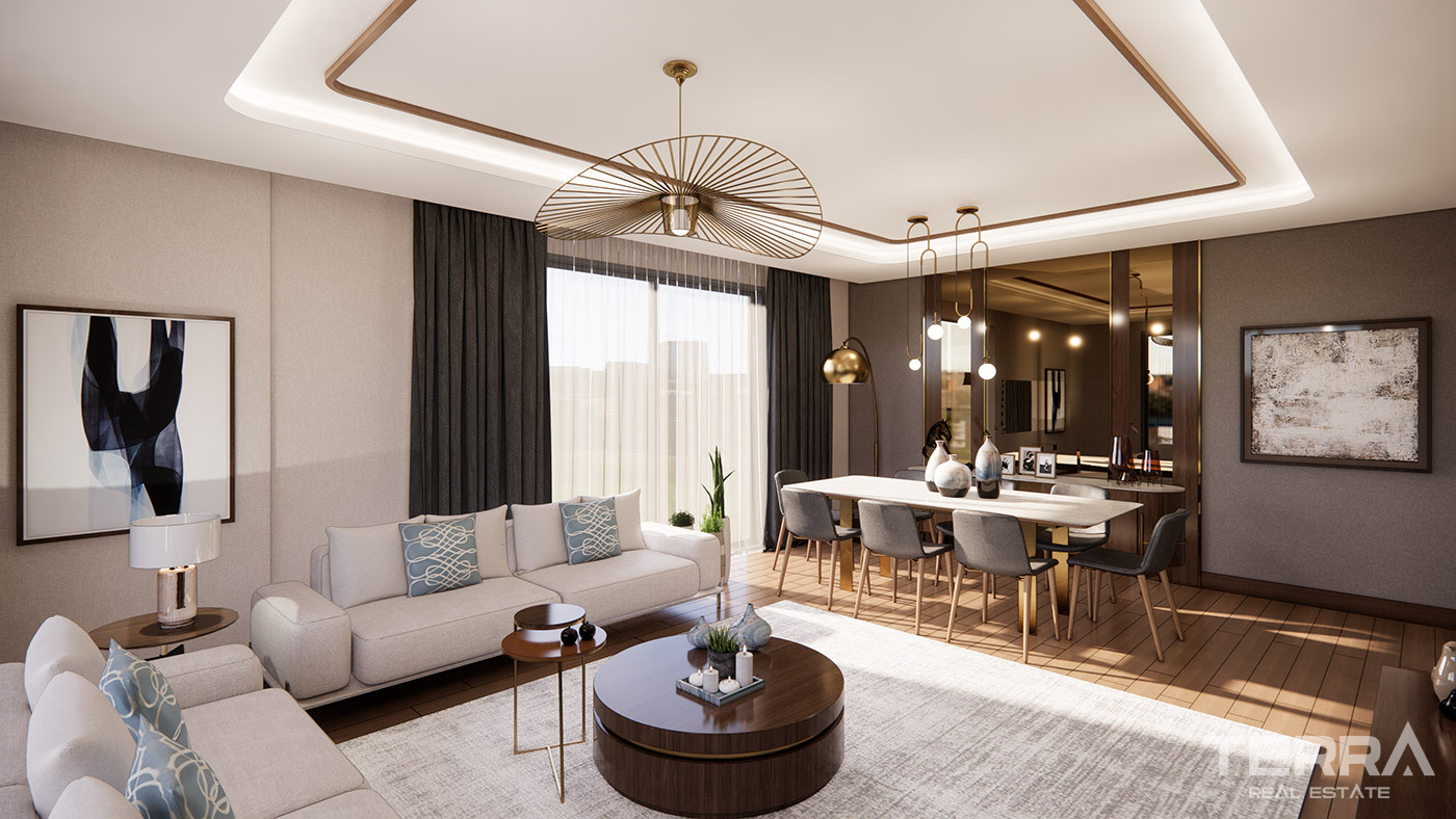 Beylikdüzü'nde Dora Park Marin Sitesi'nde Yerden Isıtmalı Daireler - 91912