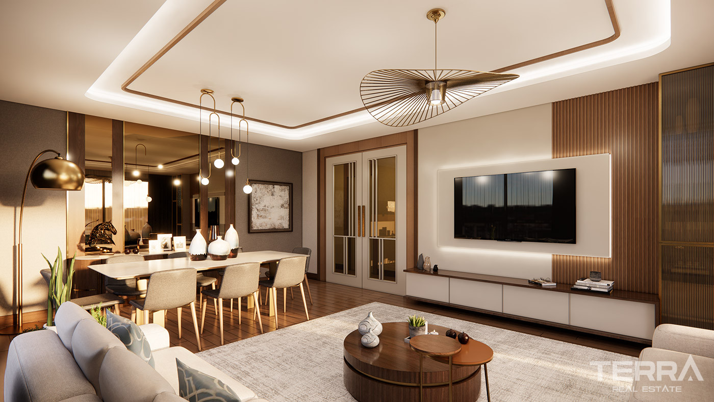 Beylikdüzü'nde Dora Park Marin Sitesi'nde Yerden Isıtmalı Daireler - 91913