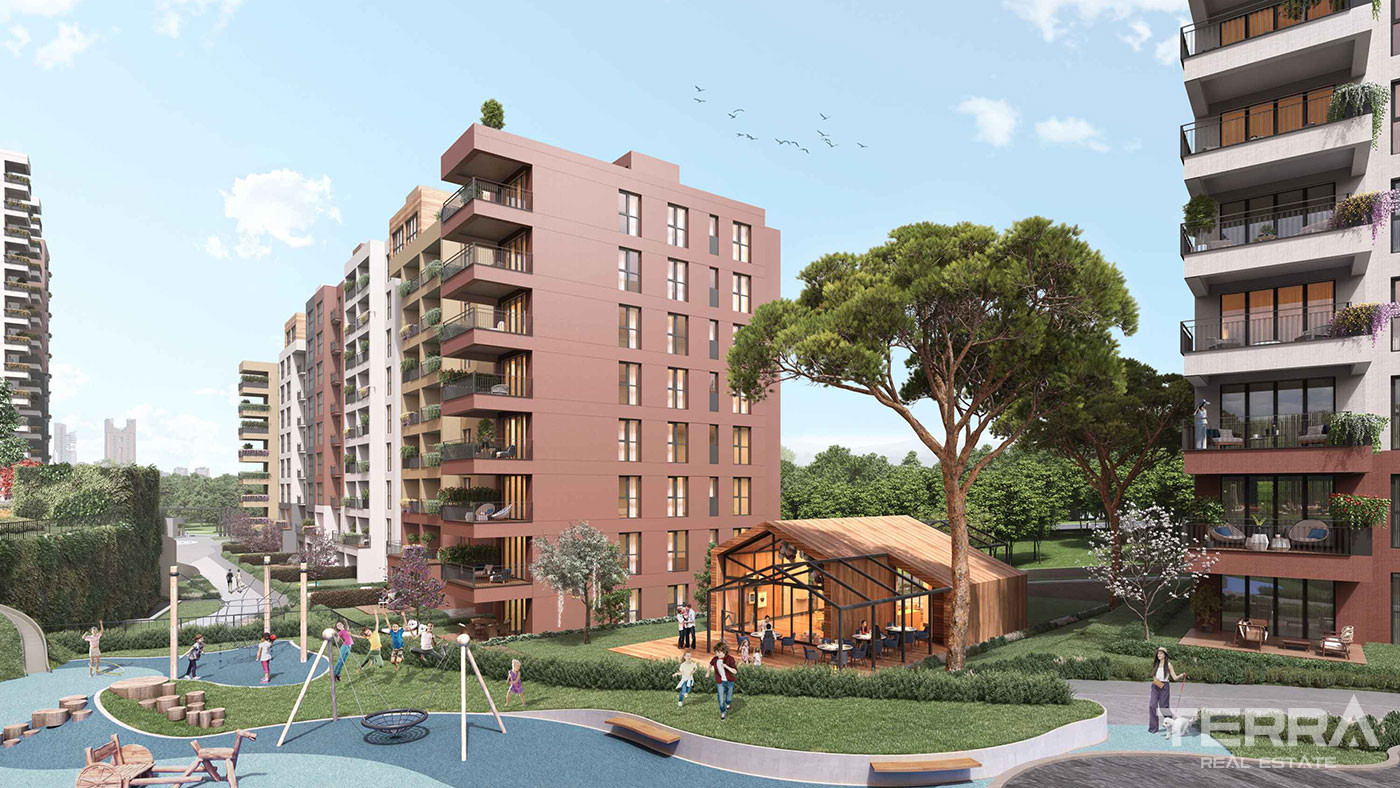 İstanbul Apartments Nestled in Green Surroundings with Rich Amenities - 91926