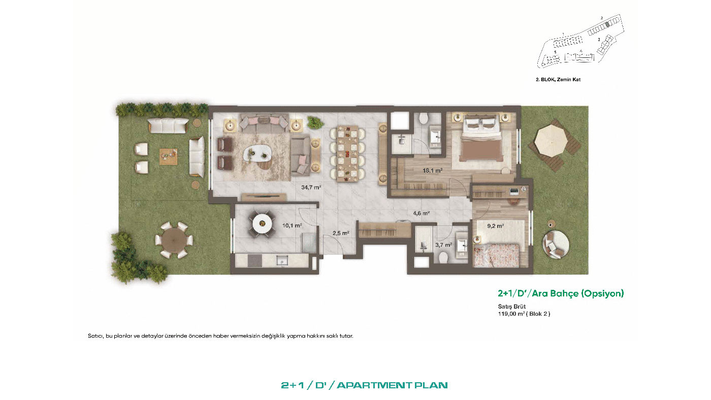 İstanbul Apartments Nestled in Green Surroundings with Rich Amenities - 91940