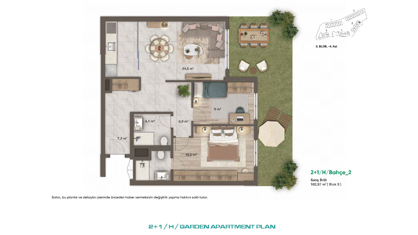 İstanbul Apartments Nestled in Green Surroundings with Rich Amenities - 91943