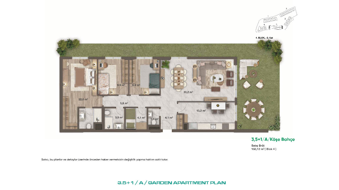 İstanbul Apartments Nestled in Green Surroundings with Rich Amenities - 91944